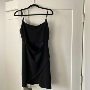 NEW Lulus Black Mini Dress, Cutout, XL
